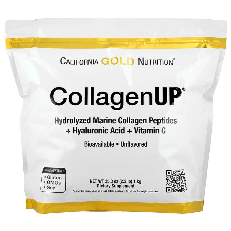 California Gold Nutrition, CollagenUP, Péptidos de colágeno, 1 kg